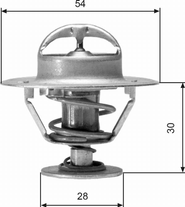 GATES TH02491G1 - Coolant thermostat / housing car-mod.net