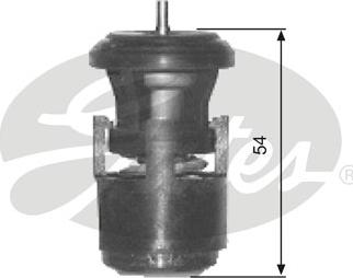 GATES TH14787G1 - Coolant thermostat / housing car-mod.net
