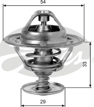 GATES TH12988G1 - Coolant thermostat / housing car-mod.net