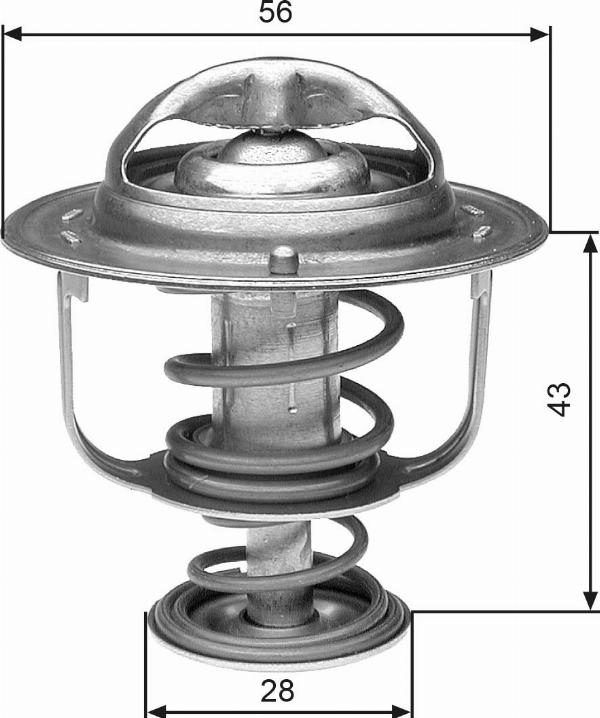 GATES TH31388G1 - Coolant thermostat / housing car-mod.net