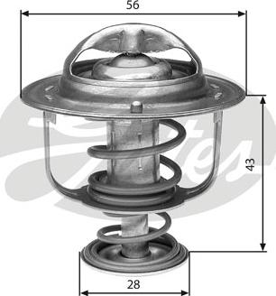 GATES TH31388G1 - Coolant thermostat / housing car-mod.net