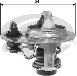 GATES TH26785G1 - Coolant thermostat / housing car-mod.net