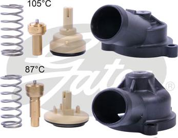 GATES TH701K1 - Coolant thermostat / housing car-mod.net