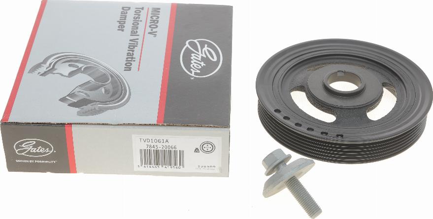 GATES TVD1061A - Belt Pulley, crankshaft car-mod.net