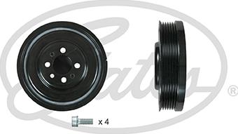 GATES TVD1184A - Belt Pulley, crankshaft car-mod.net