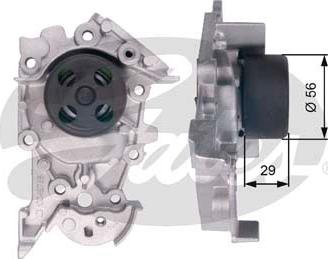 GATES WP0074 - Water Pump car-mod.net