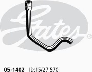 GATES 05-1402 - Radiator Hose car-mod.net