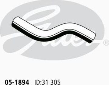 GATES 05-1894 - Radiator Hose car-mod.net