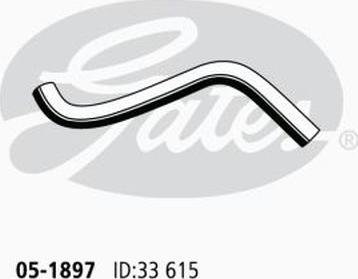 GATES 05-1897 - Radiator Hose car-mod.net