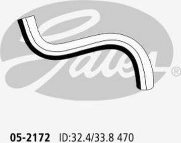 GATES 05-2172 - Radiator Hose car-mod.net