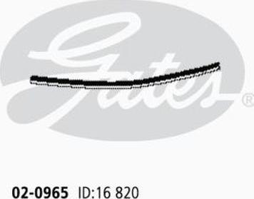 GATES 02-0965 - Radiator Hose car-mod.net