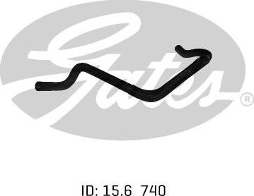 GATES 02-0538 - Radiator Hose car-mod.net