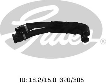 GATES 02-1594 - Radiator Hose car-mod.net