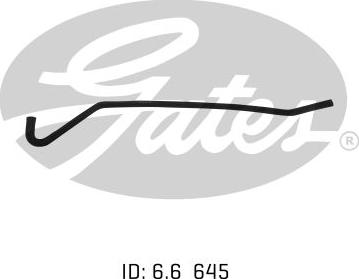 GATES 02-1595 - Radiator Hose car-mod.net