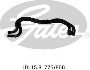 GATES 02-1597 - Radiator Hose car-mod.net