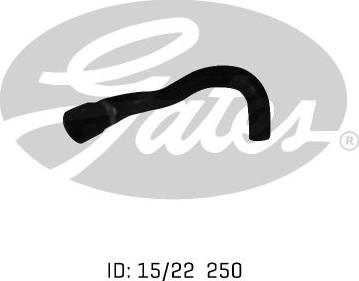 GATES 02-1186 - Radiator Hose car-mod.net