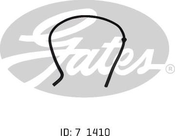 GATES 02-1182 - Radiator Hose car-mod.net