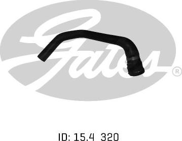 GATES 02-1187 - Radiator Hose car-mod.net