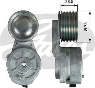 GATES 38700 - Belt Tensioner, v-ribbed belt car-mod.net