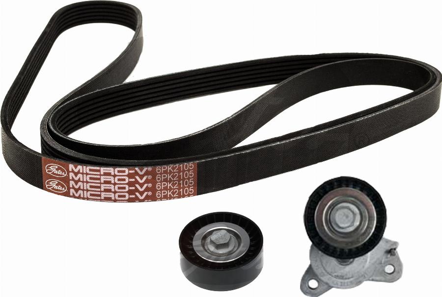 GATES AK016PK2105 - V-Ribbed Belt Set car-mod.net
