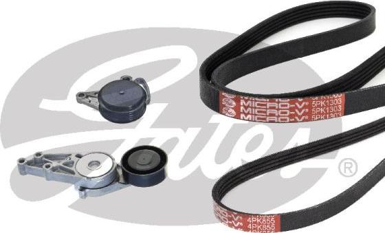 GATES K045PK1303 - V-Ribbed Belt Set car-mod.net