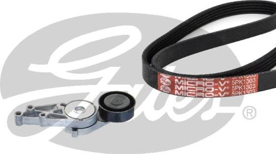 GATES K025PK1303 - V-Ribbed Belt Set car-mod.net