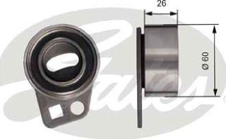GATES T41275 - Tensioner Pulley, timing belt car-mod.net