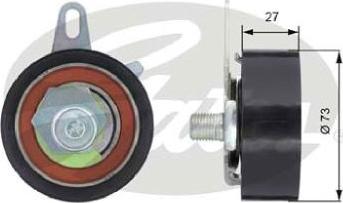 GATES T43036 - Tensioner, timing belt car-mod.net