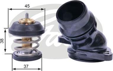 GATES TH42995K1 - Coolant thermostat / housing car-mod.net
