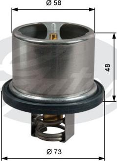 GATES TH51785G1 - Coolant thermostat / housing car-mod.net