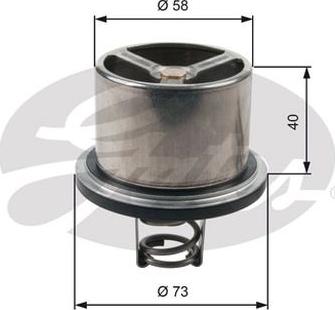 GATES TH07882 - Coolant thermostat / housing car-mod.net