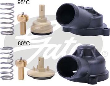GATES TH702K1 - Coolant thermostat / housing car-mod.net