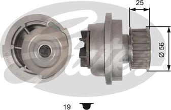 GATES WP0095 - Water Pump car-mod.net