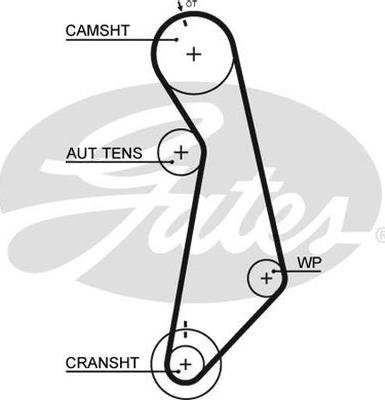 GATES 90138X23XS - Timing Belt car-mod.net