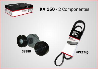GATES KA150 - V-Ribbed Belt Set car-mod.net