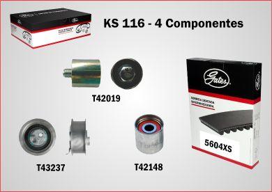 GATES KS116 - Timing Belt Set car-mod.net