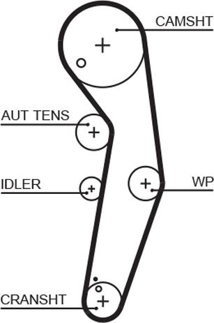 GATES T333 - Timing Belt car-mod.net