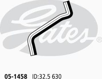 GATES 05-1458 - Radiator Hose car-mod.net