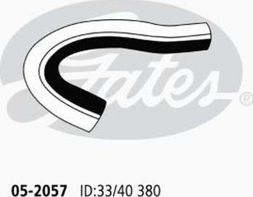 GATES 05-2057 - Radiator Hose car-mod.net