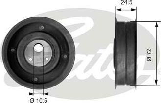 GATES T41079 - Tensioner Pulley, timing belt car-mod.net