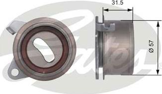 GATES T41244 - Tensioner Pulley, timing belt car-mod.net
