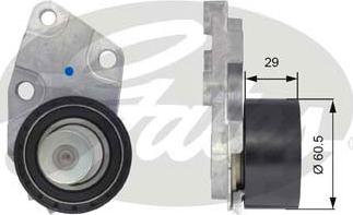 GATES T43039 - Tensioner Pulley, timing belt car-mod.net