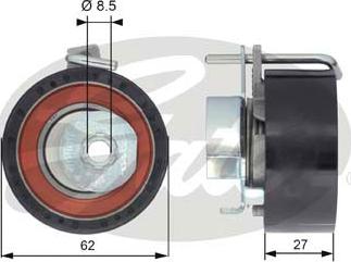 GATES T43171 - Tensioner Pulley, timing belt car-mod.net