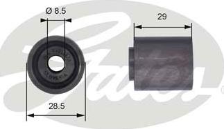 GATES T42045 - Deflection / Guide Pulley, timing belt car-mod.net