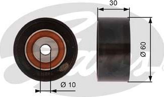 GATES T42162 - Deflection / Guide Pulley, timing belt car-mod.net