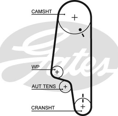 GATES T1548 - Timing Belt car-mod.net