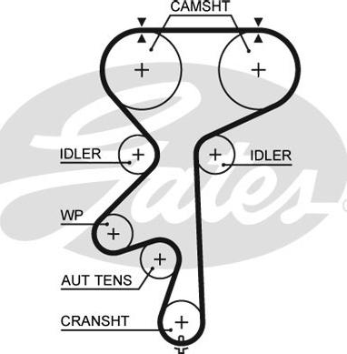 GATES T1566 - Timing Belt car-mod.net