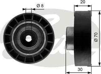 GATES T39059 - Belt Tensioner, v-ribbed belt car-mod.net