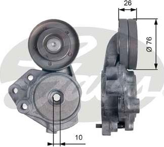 GATES T39173 - Pulley, v-ribbed belt car-mod.net