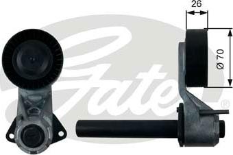 GATES T39203 - Pulley, v-ribbed belt car-mod.net